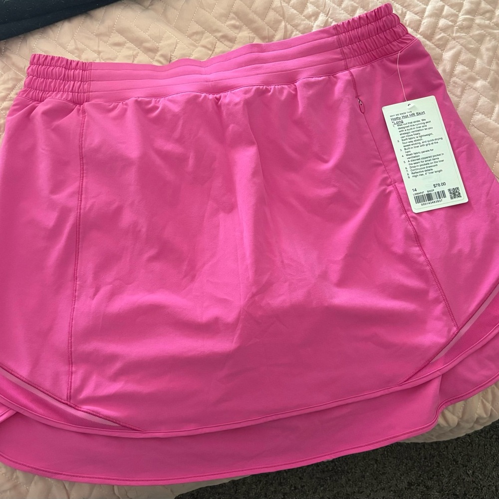 NWT Lululemon Hotty Hot HR Skirt *Long